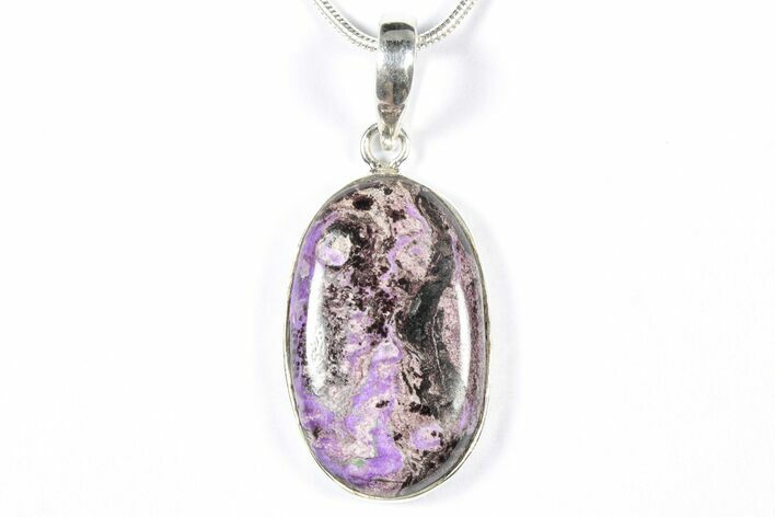Polished Sugilite Pendant (Necklace) - Sterling Silver #354008